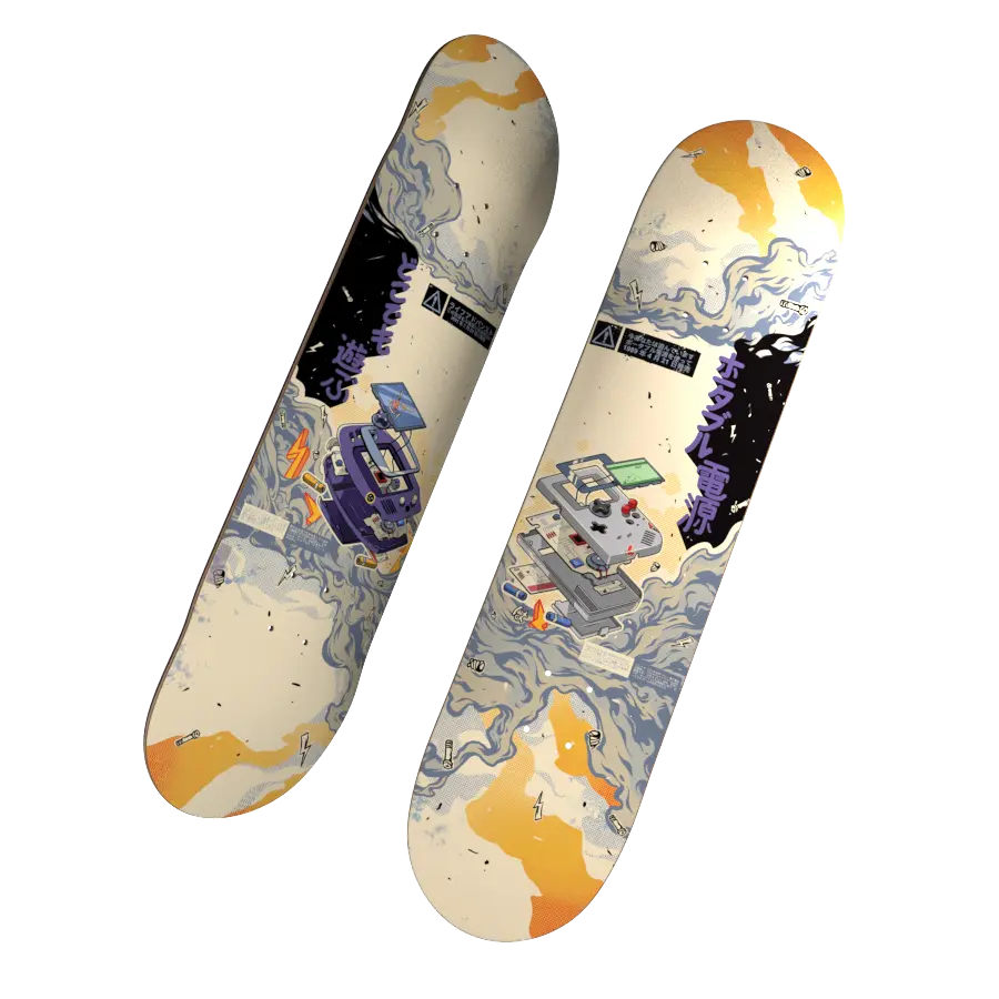 8 BIT BOARDS 8BITBOARDS SKATEBOARD SKATE RETRO VIDEO GAME GAMEBOY- 2